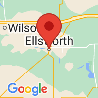 Map of Ellsworth, KS